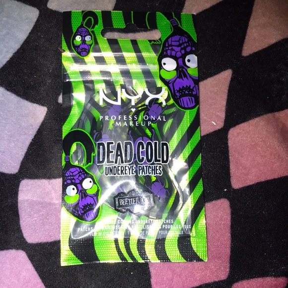 🆕Nyx Cosmetics xBeetlejuice Collection!SO!”Dead Cold”Cooling Under Eye Patches! - Picture 1 of 7